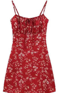 Vintage Floral Print Dress